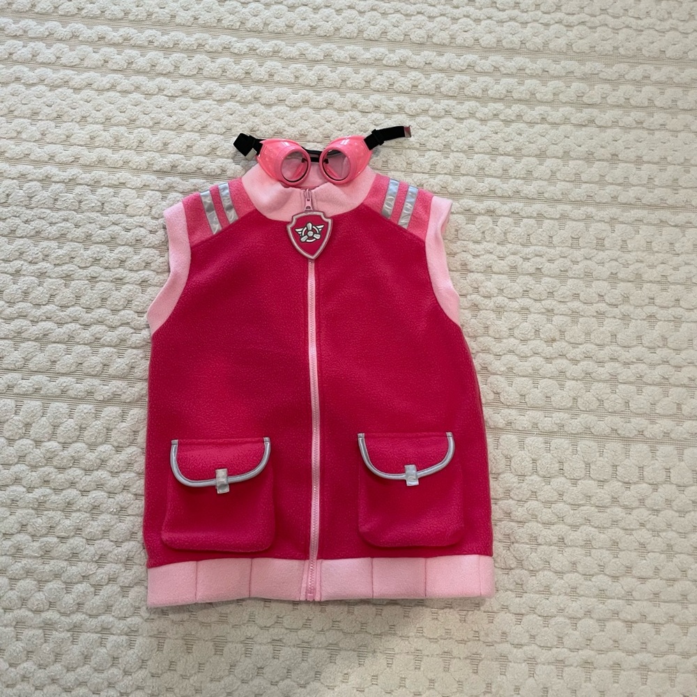 Paw patrol skye vest and goggles